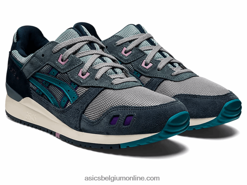 gel-lyte iii og V6HXR2745 asfalt/beryl groen Asics