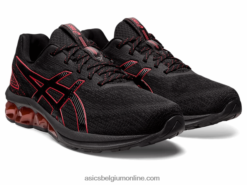 gel-quantum 180 vii V6HXR2742 zwart/rood alarm Asics