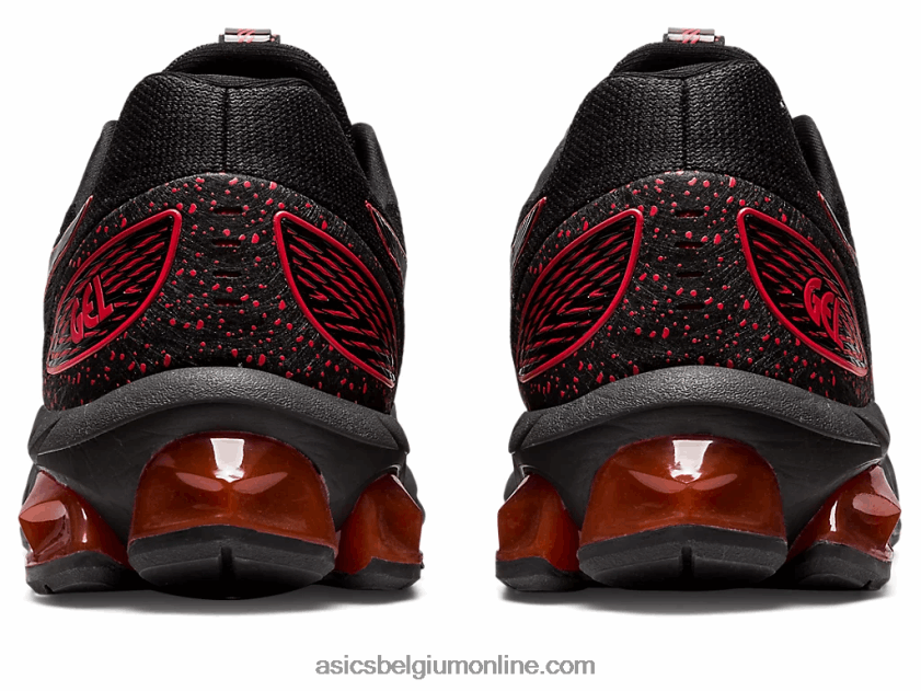 gel-quantum 180 vii V6HXR2742 zwart/rood alarm Asics