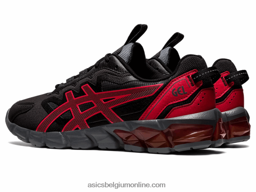 gel-quantum 90 3 V6HXR2711 zwart/rood alarm Asics