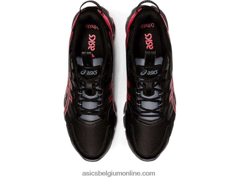 gel-quantum 90 3 V6HXR2711 zwart/rood alarm Asics