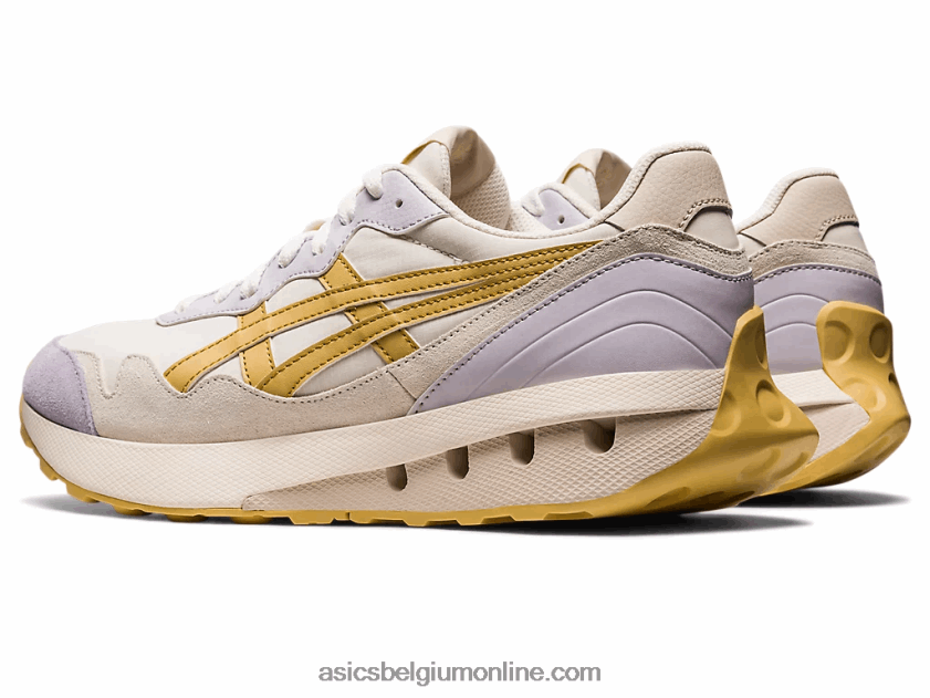 jogging x81 V6HXR2644 creme/mineraalbruin Asics