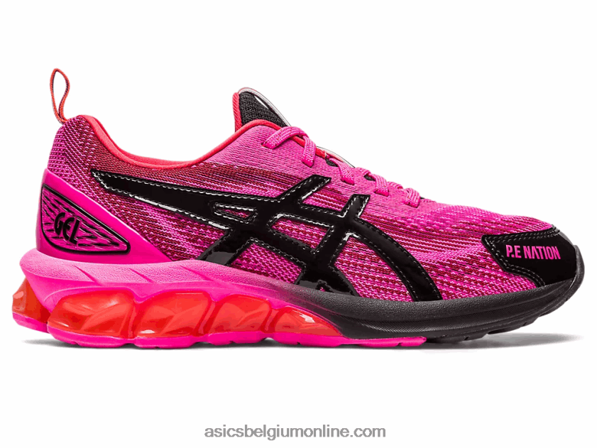 p.e natie x gel-quantum 180 vii V6HXR22382 roze glo/zwart Asics