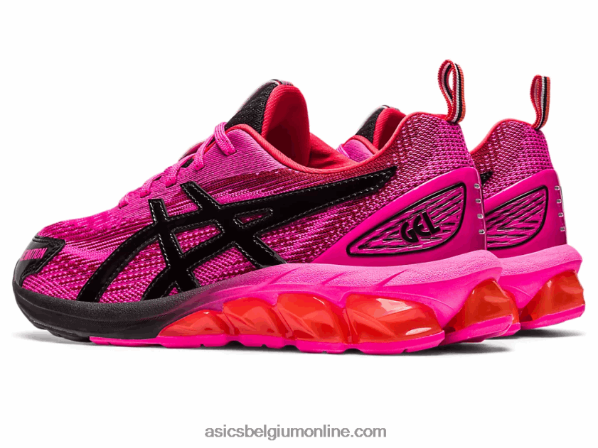 p.e natie x gel-quantum 180 vii V6HXR22382 roze glo/zwart Asics