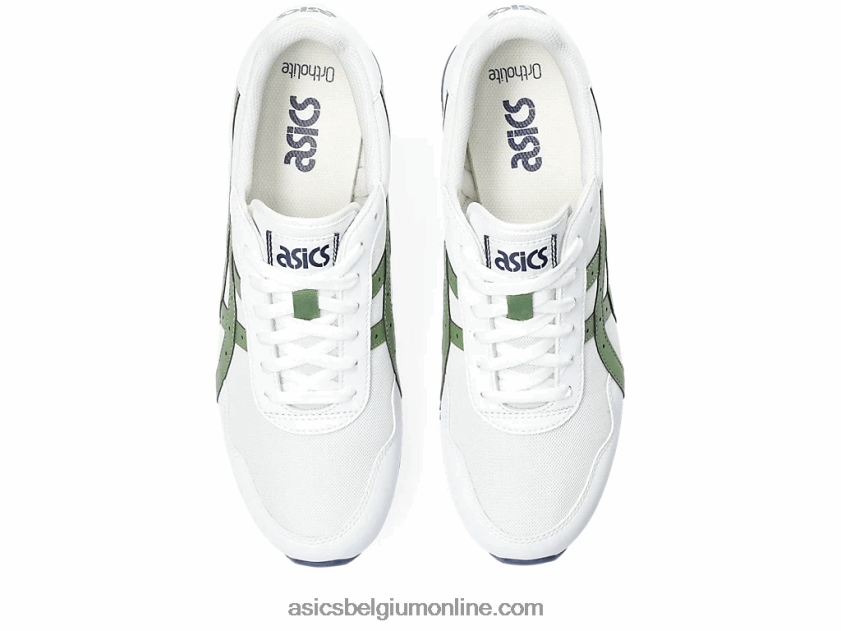 tijger loper V6HXR2208 wit/cedergroen Asics