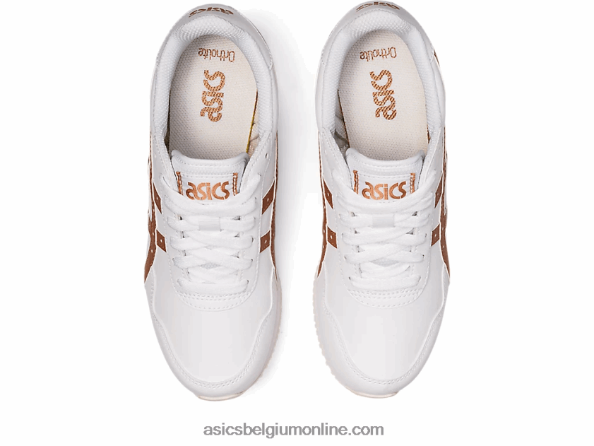 tijger loper V6HXR23140 wit/rosé goud Asics