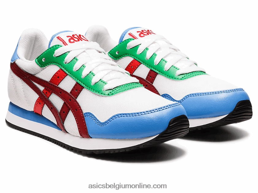 tijger loper V6HXR23148 wit/bordeaux Asics