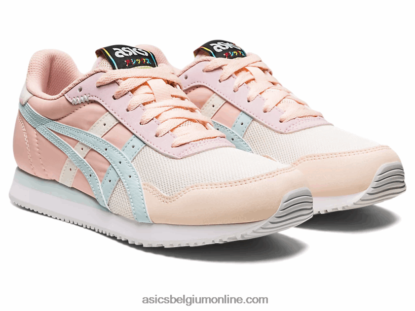tijger loper V6HXR23150 creme/aqua engel Asics