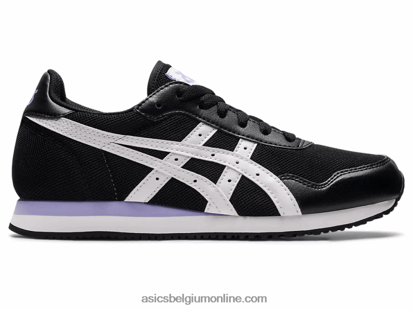 tijger loper V6HXR23734 zwart wit Asics