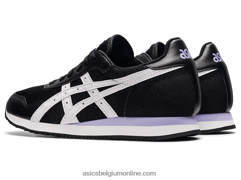 tijger loper V6HXR23734 zwart wit Asics