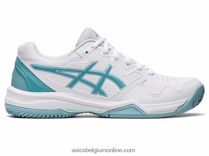 gel-dedicate 7 klei V6HXR23184 wit/rookblauw Asics