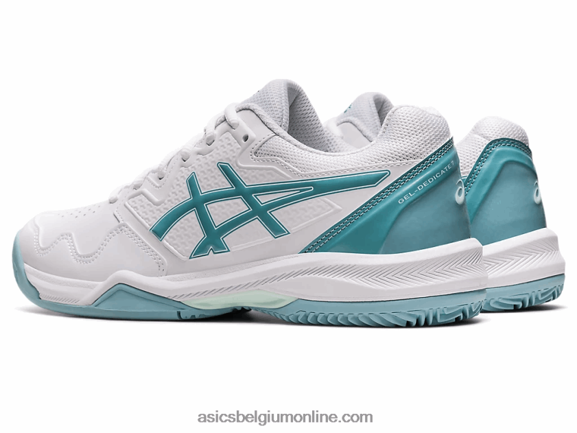 gel-dedicate 7 klei V6HXR23184 wit/rookblauw Asics