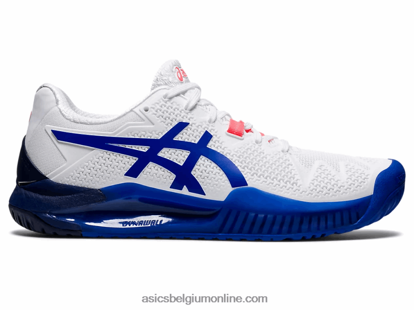 gel-resolutie 8 V6HXR23867 wit/lapis lazuli blauw Asics
