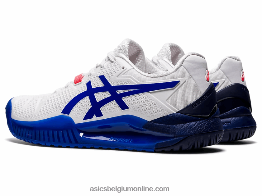 gel-resolutie 8 V6HXR23867 wit/lapis lazuli blauw Asics