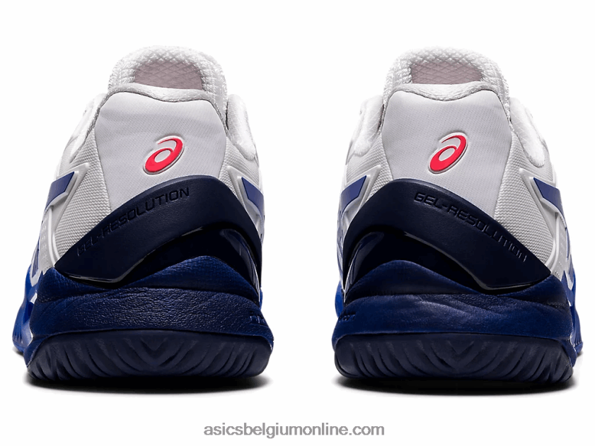gel-resolutie 8 V6HXR23867 wit/lapis lazuli blauw Asics
