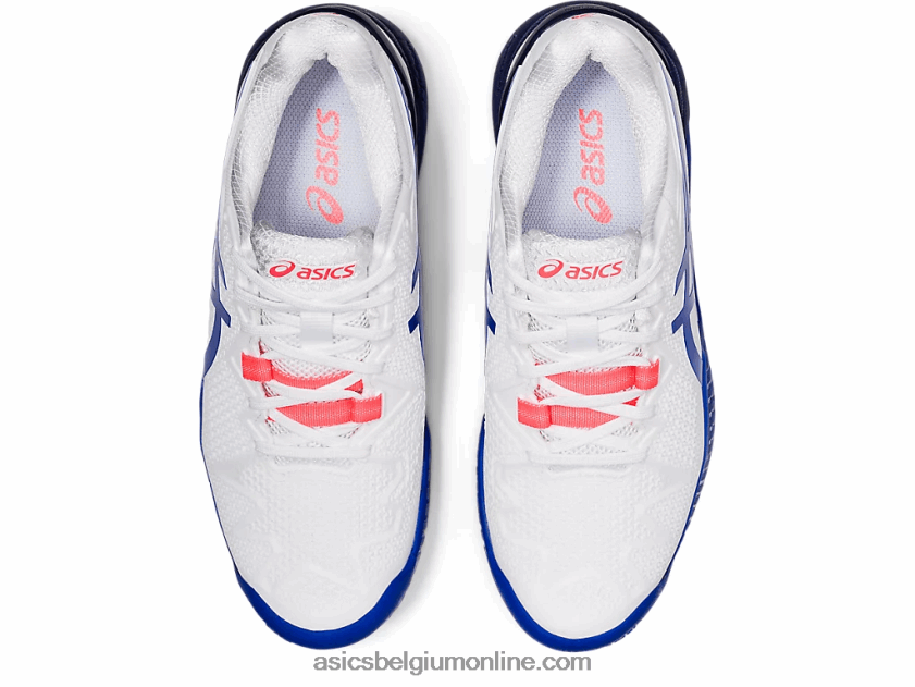 gel-resolutie 8 V6HXR23867 wit/lapis lazuli blauw Asics