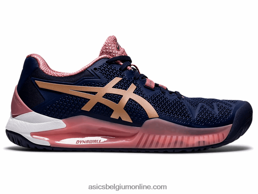gel-resolutie 8 V6HXR23894 peacoat/rosé goud Asics