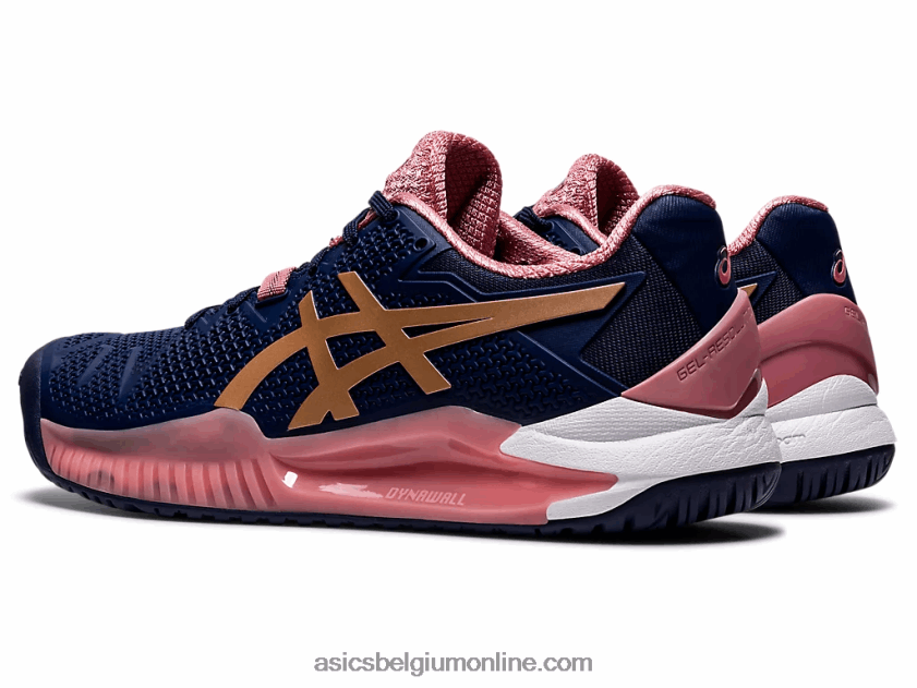 gel-resolutie 8 V6HXR23894 peacoat/rosé goud Asics