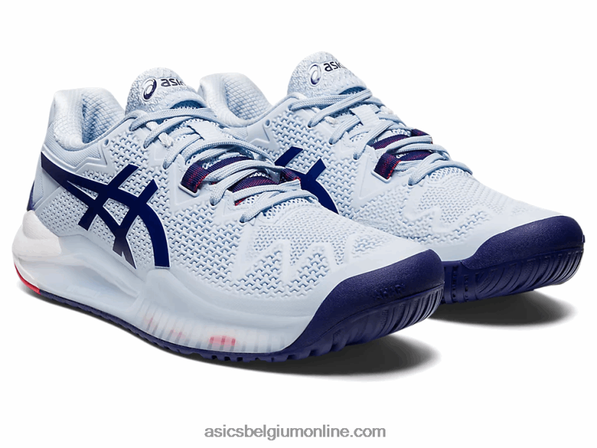 gel-resolutie 8 breed V6HXR23107 zachte lucht/duikblauw Asics