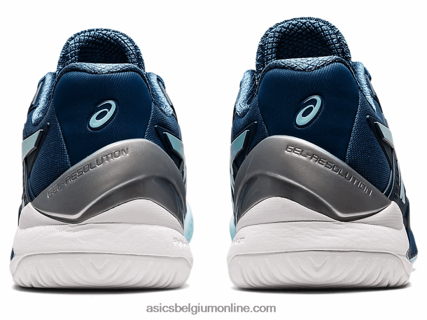 gel-resolutie 8 breed V6HXR23521 licht indigo/helder blauw Asics