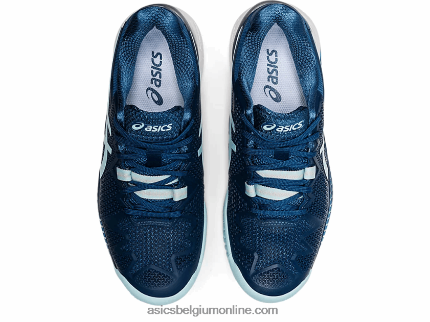 gel-resolutie 8 breed V6HXR23521 licht indigo/helder blauw Asics