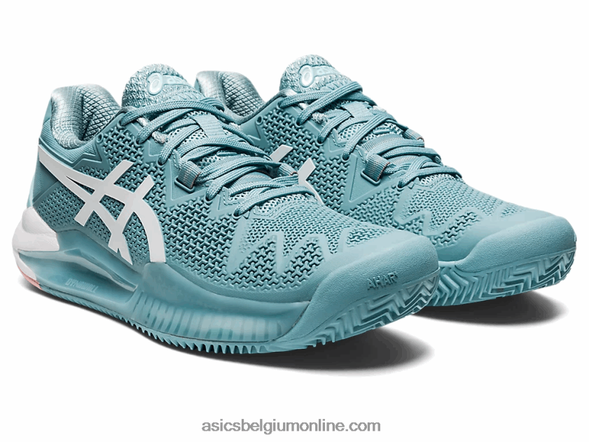 gel-resolutie 8 klei V6HXR23087 rook blauw/wit Asics