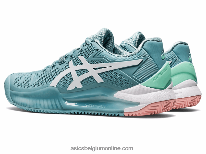 gel-resolutie 8 klei V6HXR23087 rook blauw/wit Asics