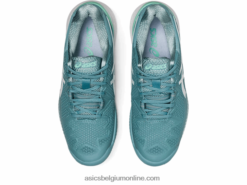 gel-resolutie 8 klei V6HXR23087 rook blauw/wit Asics