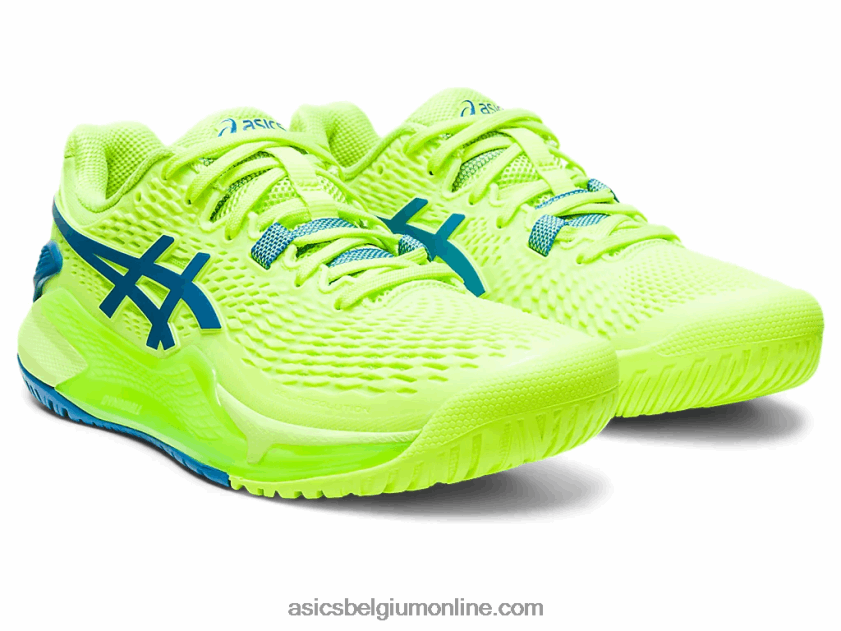 gel-resolutie 9 V6HXR22170 gevarengroen/herboren blauw Asics