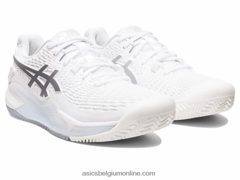 gel-resolutie 9 klei V6HXR22459 wit/puur zilver Asics