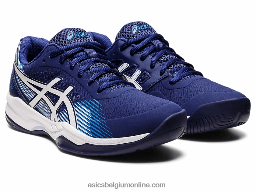 gelspel 8 V6HXR23098 duik blauw/wit Asics