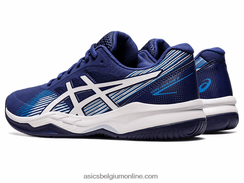gelspel 8 V6HXR23098 duik blauw/wit Asics