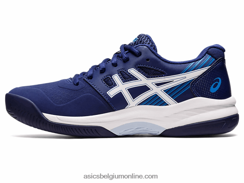 gelspel 8 V6HXR23098 duik blauw/wit Asics
