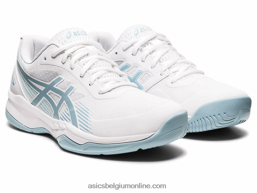 gelspel 8 V6HXR23192 wit/rookblauw Asics