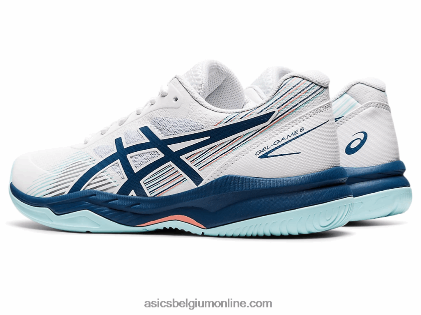 gelspel 8 V6HXR23532 wit/licht indigo Asics