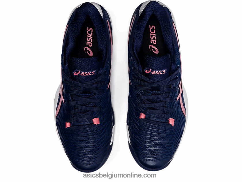 oplossingssnelheid ff 2 V6HXR23654 peacoat/rokerige roos Asics