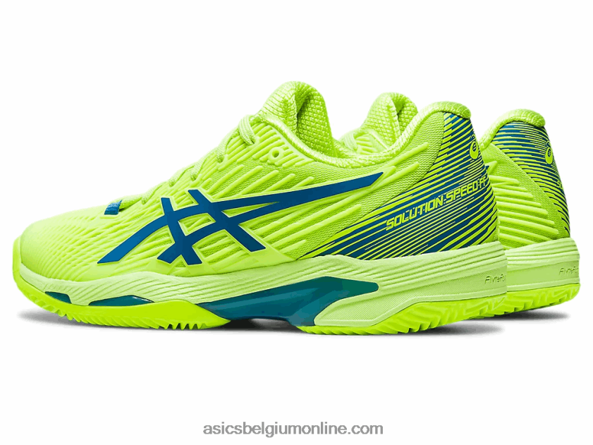 oplossingssnelheid ff 2 klei V6HXR22179 gevarengroen/herboren blauw Asics