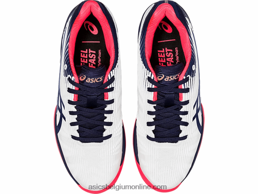 oplossingssnelheid ff V6HXR24189 wit/peacoat Asics
