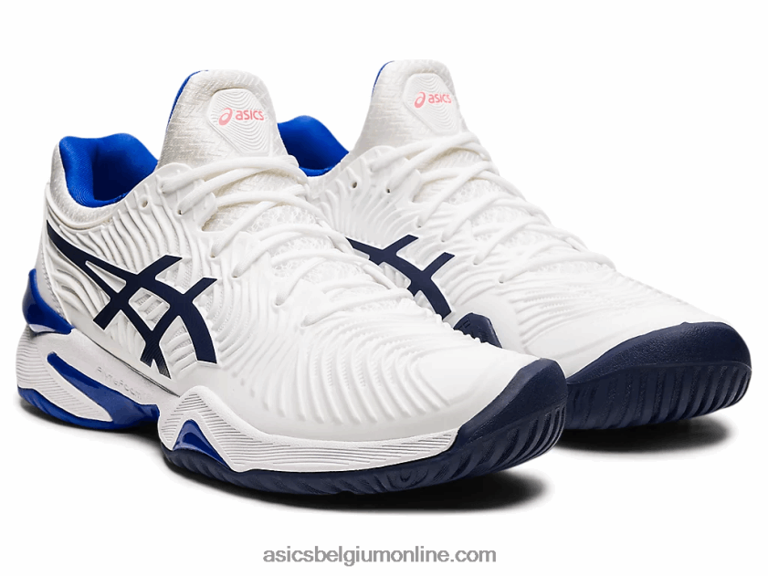rechtbank ff 2 V6HXR23902 wit/lapis lazuli blauw Asics