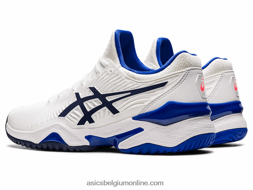 rechtbank ff 2 V6HXR23902 wit/lapis lazuli blauw Asics