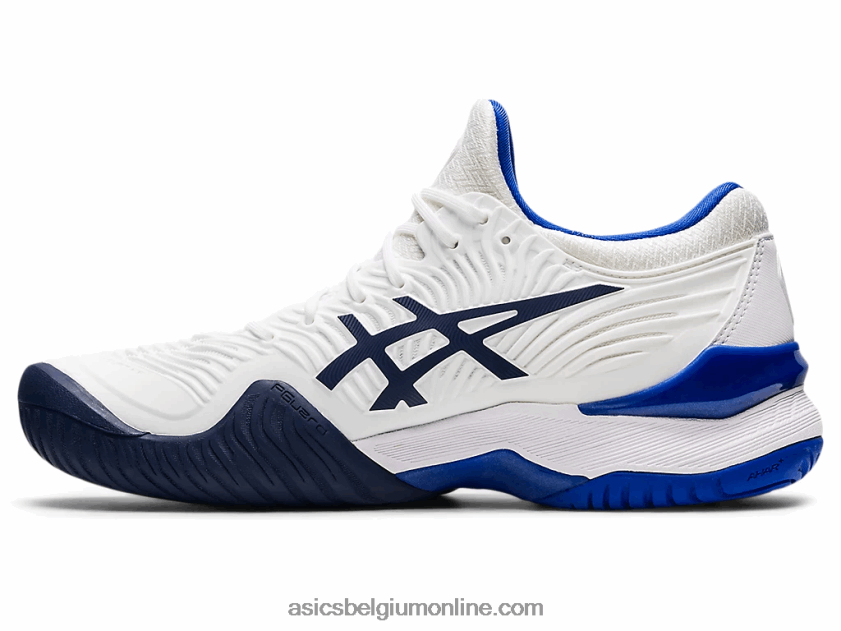 rechtbank ff 2 V6HXR23902 wit/lapis lazuli blauw Asics
