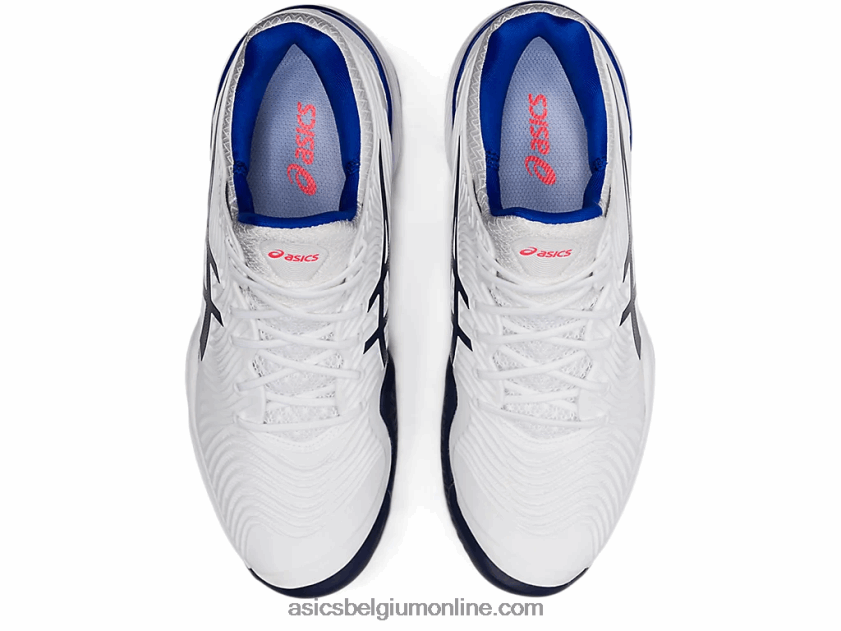 rechtbank ff 2 V6HXR23902 wit/lapis lazuli blauw Asics