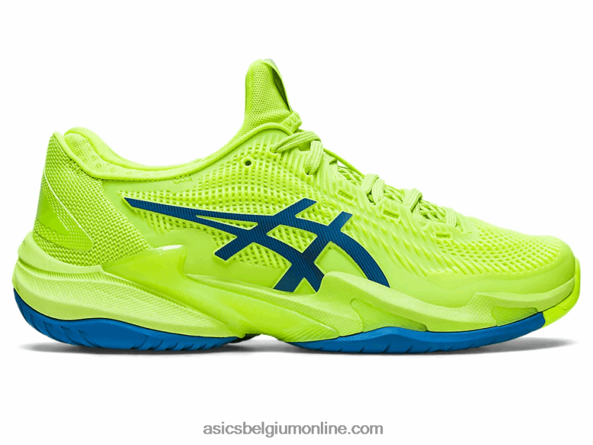 rechtbank ff 3 V6HXR22177 gevarengroen/herboren blauw Asics