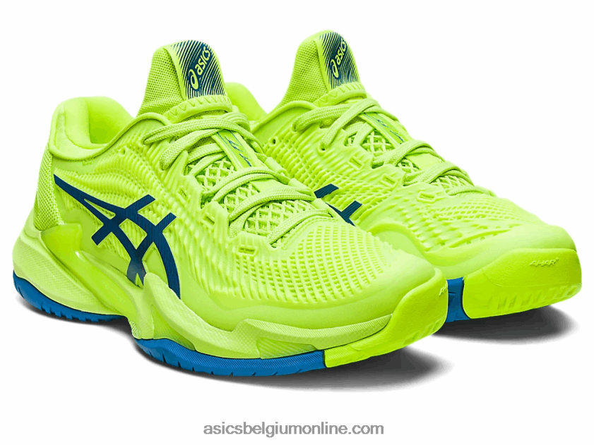 rechtbank ff 3 V6HXR22177 gevarengroen/herboren blauw Asics