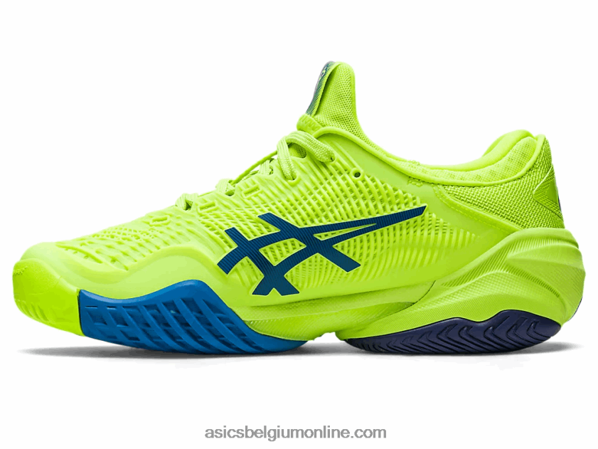 rechtbank ff 3 V6HXR22177 gevarengroen/herboren blauw Asics