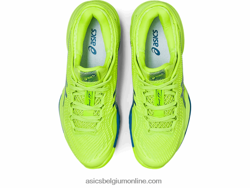 rechtbank ff 3 V6HXR22177 gevarengroen/herboren blauw Asics