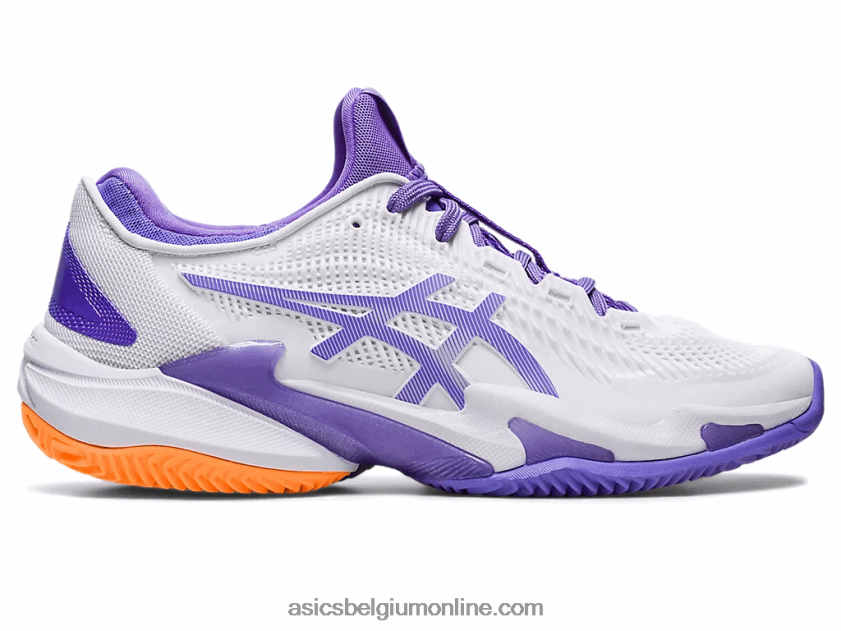 rechtbank ff 3 gravel V6HXR22389 wit/amethist Asics