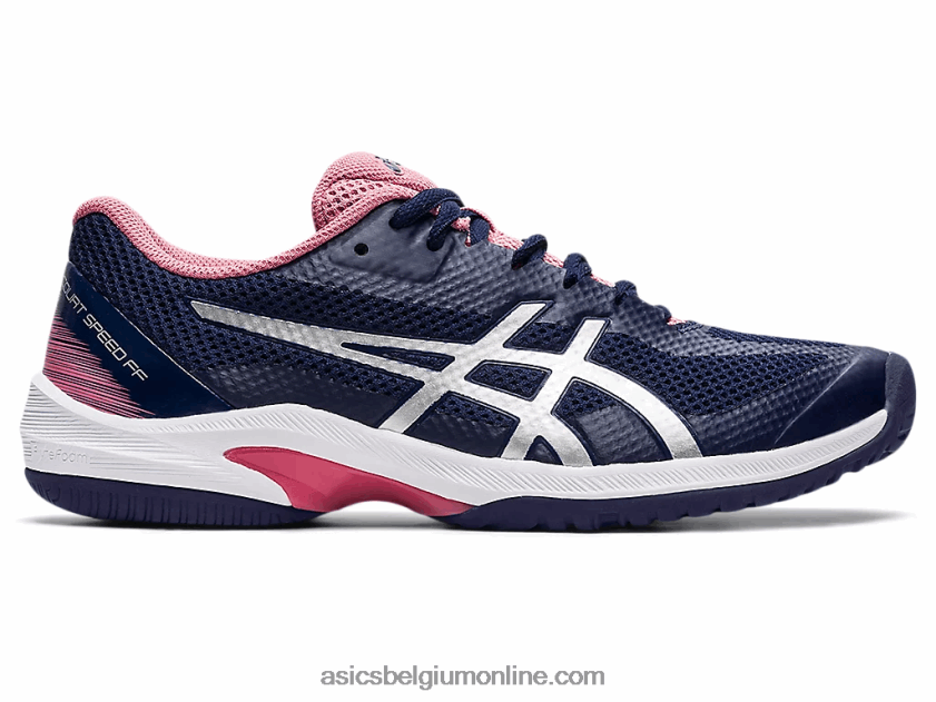 rechtbank snelheid ff V6HXR23511 peacoat/puur zilver Asics