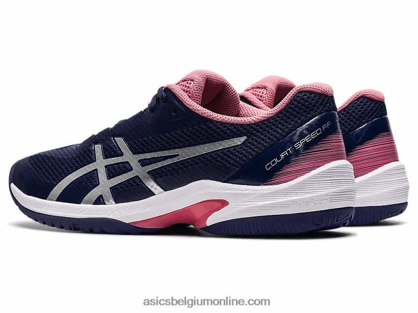 rechtbank snelheid ff V6HXR23511 peacoat/puur zilver Asics
