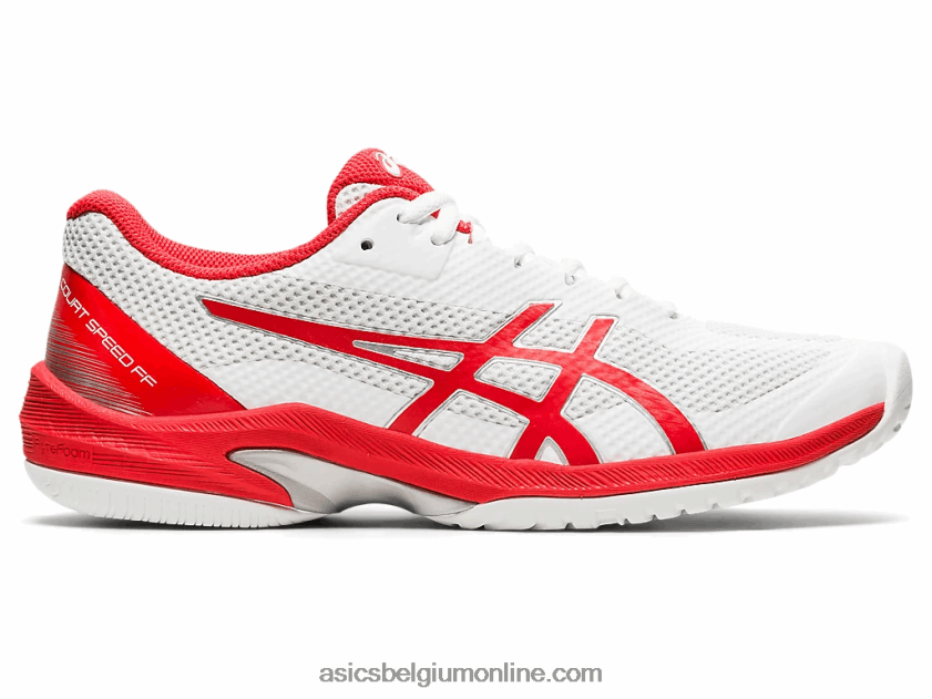 rechtbank snelheid ff V6HXR24102 wit/vurig rood Asics